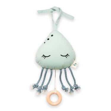 hauck Baby Spieluhr Cuddle N Sleep zum Aufhängen, Kuscheltier mit Herausnehmbarem Spielwerk Brahms' Wiegenlied Guten Abend Gute Nacht, ca. 2 Minuten Spieldauer (Jellyfish) im Sale